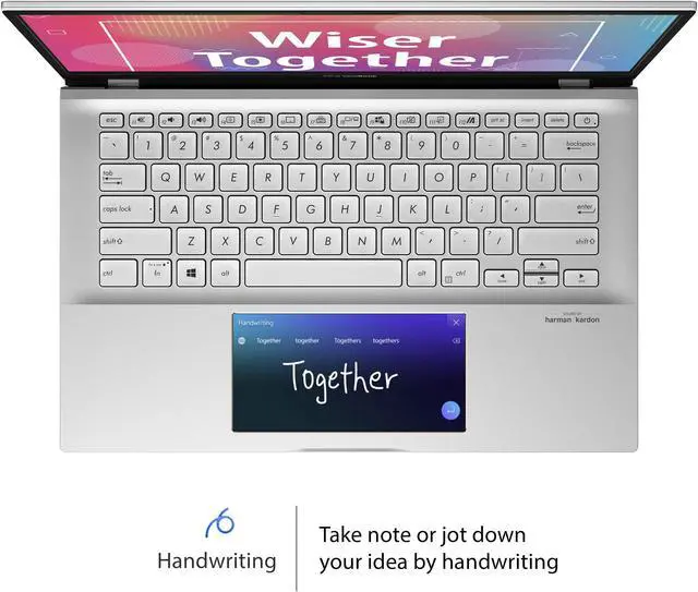 Alt view image 10 of 13 - ASUS VivoBook S14 S432 Thin and Light 14" FHD, Intel Core i7-8565U CPU, 8 GB RAM, 512 GB PCIe NVMe SSD, IR Camera, Windows 10 Home, S432FA-AB74, Transparent Silver