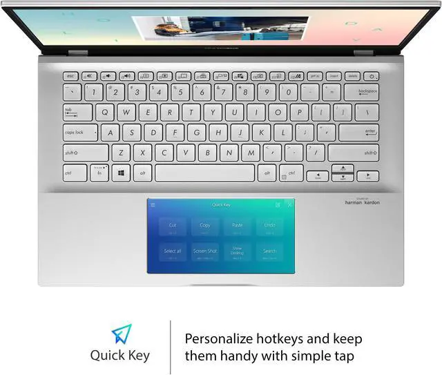 Alt view image 12 of 13 - ASUS VivoBook S14 S432 Thin and Light 14" FHD, Intel Core i7-8565U CPU, 8 GB RAM, 512 GB PCIe NVMe SSD, IR Camera, Windows 10 Home, S432FA-AB74, Transparent Silver