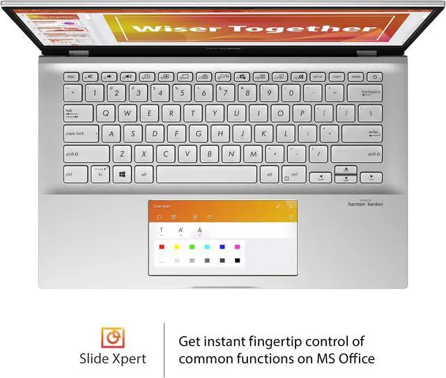 Alt view image 11 of 13 - ASUS VivoBook S14 S432 Thin and Light 14" FHD, Intel Core i7-8565U CPU, 8 GB RAM, 512 GB PCIe NVMe SSD, IR Camera, Windows 10 Home, S432FA-AB74, Transparent Silver