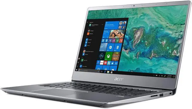 Alt view image 3 of 7 - Acer Swift 3 SF314-54-56L8, 14" Full HD, 8th Gen Intel Core i5-8250U, 8GB DDR4, 256GB SSD, Windows 10, Silver (SF314-54-56L8)