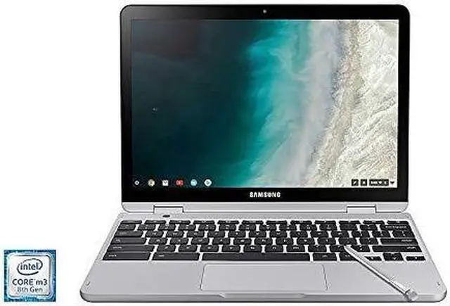 Alt view image 9 of 16 - Samsung Chromebook Plus XE521QAB-K01US 12.2" Touchscreen LCD 2 in 1 Chromebook - Intel Celeron 3965Y 1.50 GHz - 4 GB LPDDR3 - 32 GB Flash Memory - Chrome OS - 1920 x 1200 - Convertible - Stealth Silver