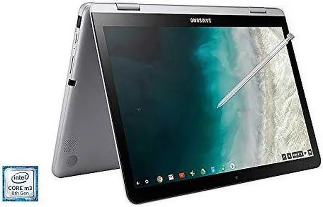 Alt view image 10 of 16 - Samsung Chromebook Plus XE521QAB-K01US 12.2" Touchscreen LCD 2 in 1 Chromebook - Intel Celeron 3965Y 1.50 GHz - 4 GB LPDDR3 - 32 GB Flash Memory - Chrome OS - 1920 x 1200 - Convertible - Stealth Silver