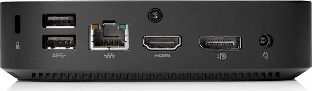 Main image of HP t430 Thin Client - Intel Celeron N4000 Dual-core (2 Core) 1.10 GHz - 2 GB RAM DDR4 SDRAM - 16 GB Flash - Intel UHD Graphics 600 - Gigabit Ethernet ThinPro - HDMI - DisplayPort - Network (RJ-45