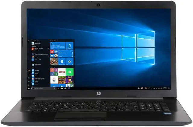 Main image of HP 17-by4097nr 17.3" HD+ (1600 x 900) Laptop Intel i7-1165G7 2.8GHz 16GB 256GB SSD + 16GB Optane DVD-Writer Windows 10