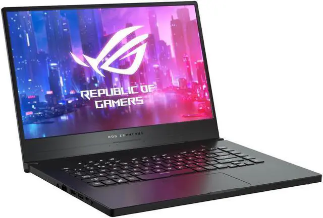 Alt view image 3 of 6 - ASUS ROG Zephyrus GA502IV-WS74 15.6" Gaming Laptop AMD Ryzen 7 4800HS NVIDIA GeForce RTX 2060 6GB 8GB DDR4 512GB SSD W10