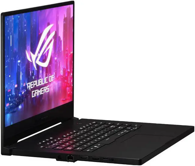 Alt view image 6 of 6 - ASUS ROG Zephyrus GA502IV-WS74 15.6" Gaming Laptop AMD Ryzen 7 4800HS NVIDIA GeForce RTX 2060 6GB 8GB DDR4 512GB SSD W10