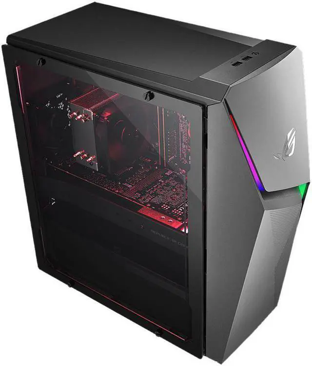 Alt view image 2 of 6 - ROG Strix GL10DH-PH552 Gaming Desktop PC AMD Ryzen 5 3400G GeForce GTX 1650 8GB DDR4 RAM 512GB SSD Wi-Fi 5 Windows 10 Home