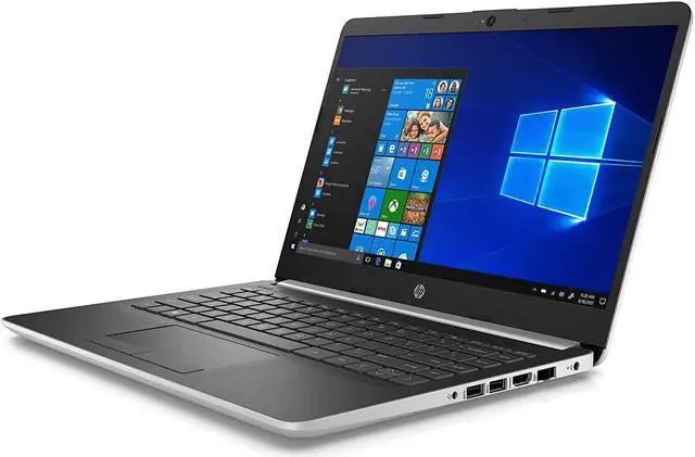 Alt view image 2 of 3 - HP 14-df0023cl 14" FHD IPS Intel Core i3-8130U 2.2 GHz up to 4 GHz 4GB DDR4 128GB SSD Intel UHD Graphics 620 Windows 11 Home Laptop, Silver, Minor Scratches and Dents - 5JV97UA