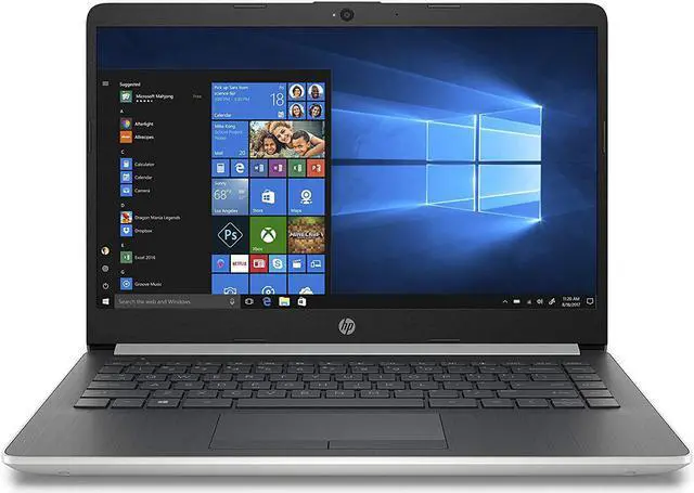 Main image of HP 14-df0023cl 14" FHD IPS Intel Core i3-8130U 2.2 GHz up to 4 GHz 4GB DDR4 128GB SSD Intel UHD Graphics 620 Windows 11 Home Laptop, Silver, Minor Scratches and Dents - 5JV97UA