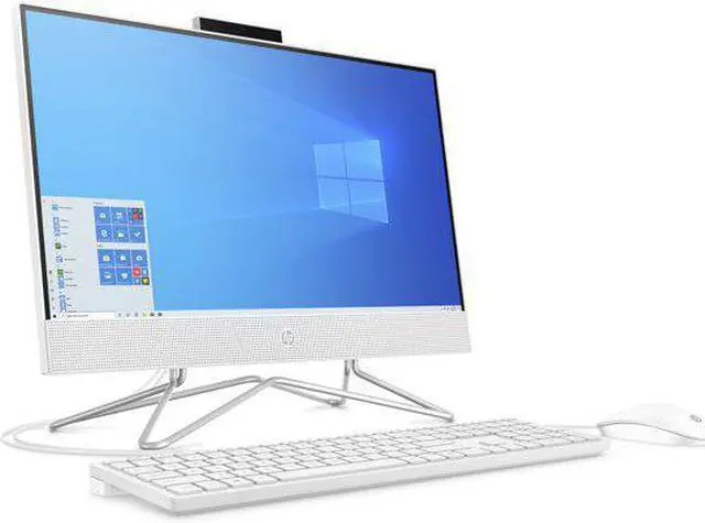 Alt view image 3 of 5 - HP All-in-One Computer 22-DF0119 21.5" FHD IPS 1920x1080 Intel Pentium G6400T 3.4GHz 8GB 1TB HDD Windows 10
