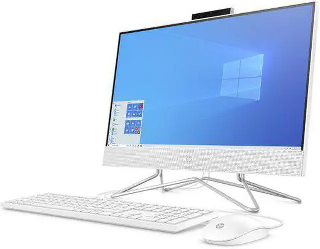 Alt view image 2 of 5 - HP All-in-One Computer 22-DF0119 21.5" FHD IPS 1920x1080 Intel Pentium G6400T 3.4GHz 8GB 1TB HDD Windows 10