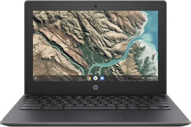 Alt view image 3 of 7 - HP Chromebook 11 G8 EE 11.6" HD LCD Celeron N4020 1.1GHz 4GB 32GB WIFI Chrome OS