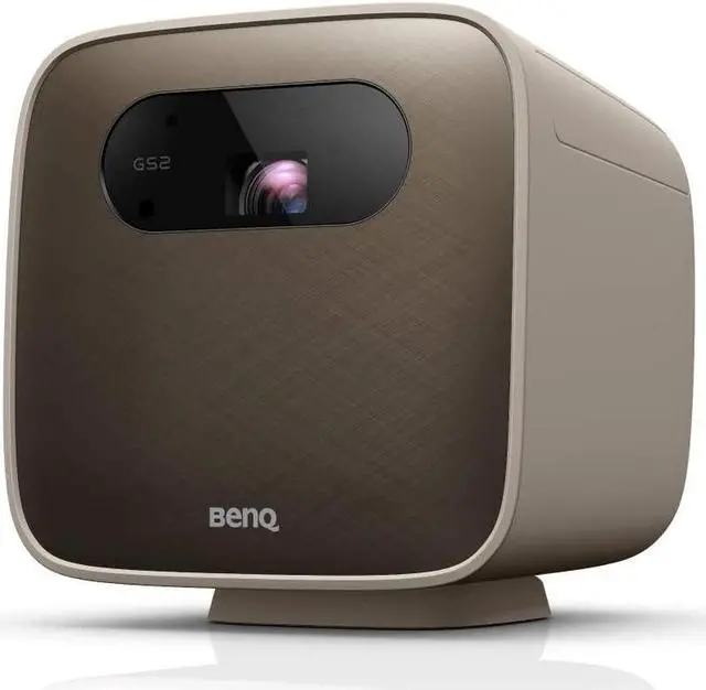 Alt view image 6 of 10 - BenQ GS2 Wireless Mini Portable Projector for Outdoor Use IPX2 Splash & Drop Resistant Google Cast & AirPlay Bluetooth Speaker WiFi Smart TV App HDMI USB-C 16:9 720p - Beige - 1 Year BenQ Warranty