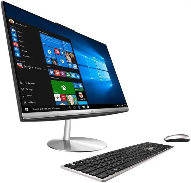 Main image of ASUS All-in-One Computer ZN242GD-DS751T Intel Core i7 8th Gen 8750H (2.20 GHz) 8 GB DDR4 1 TB HDD 128 GB SSD 23.8" Touchscreen Windows 10 Home 64-Bit