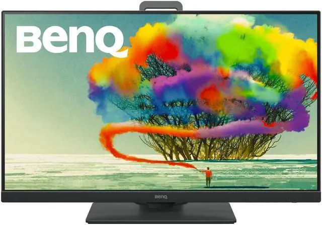 Alt view image 2 of 6 - BenQ DesignVue PD2705Q 27" QHD 2560 x 1440 2K 5ms (GTG) 60Hz HDMI DisplayPort USB Type-C Built-in Speakers Anti-Glare Backlit LED Designer IPS Monitor