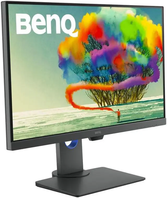 Alt view image 4 of 6 - BenQ DesignVue PD2705Q 27" QHD 2560 x 1440 2K 5ms (GTG) 60Hz HDMI DisplayPort USB Type-C Built-in Speakers Anti-Glare Backlit LED Designer IPS Monitor