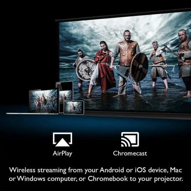 Alt view image 4 of 6 - BenQ HT3550i True 4K UHD (3840×2160) Smart Home Theater Projector 16:9 30,000:1 1.07 billion colors Internal Speakers Bluetooth 4.2 HDMI Powered by Android TV