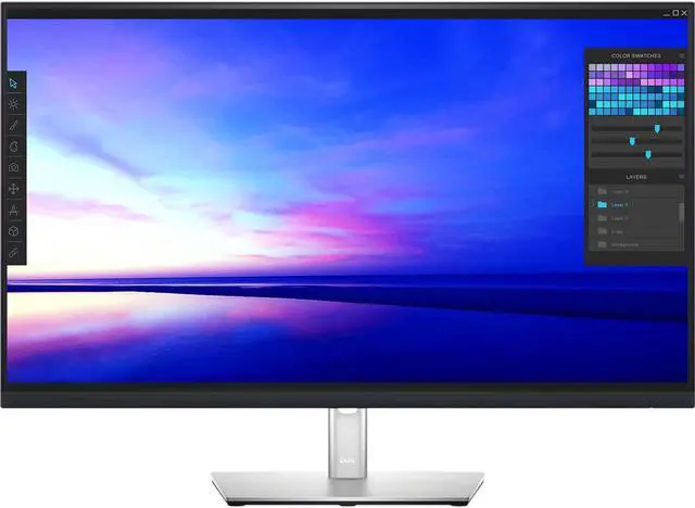 Alt view image 3 of 13 - Dell C38T3 P3221D 32-Inch Monitor - LED-backlit - In-plane Switching - WLED - 2560 x 1440 - 1000:1 - 8 ms - 16:9 - Energy Star