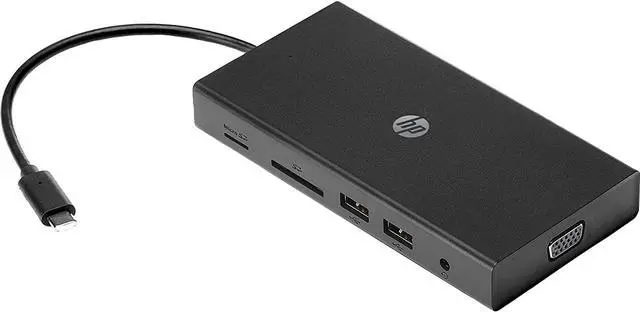 Alt view image 2 of 5 - HP 1C1Y5AA HP Travel USB C Multi Port Hub HDMI and VGA