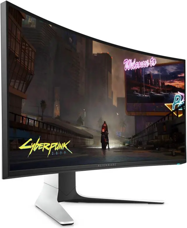 Alt view image 15 of 17 - Alienware 120Hz UltraWide Gaming Monitor 34 Inch Curved Monitor with WQHD (3440 x 1440) Anti-Glare Display, 2ms Response Time, Nvidia G-Sync, Lunar Light
