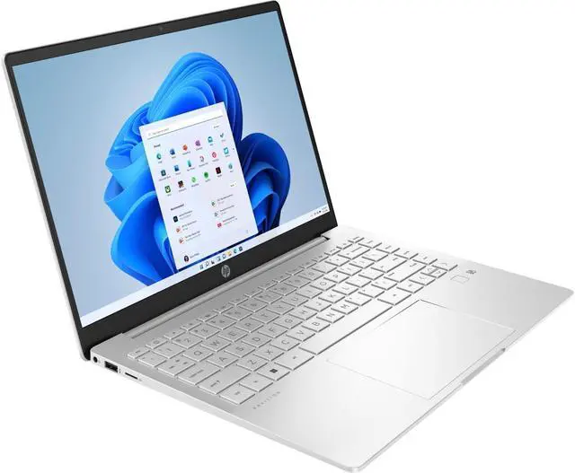 Alt view image 3 of 4 - HP PAVILION PLUS 14T 14" UWVA 2.2K (2240 x 1400) Laptop Intel Core i5-1240P 1.7 GHz (up to 4.4 GHz) 8 GB DDR4-3200 RAM 512GB SSD Intel Iris Xe Graphics Windows 11 Home Silver