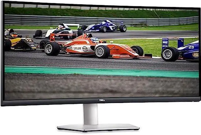 Alt view image 2 of 6 - Dell S3422DWG 34" 21:9 Curved VA Monitor FreeSync 2K UWQHD 3440 x 1440 1ms 144Hz HDMI Display Port