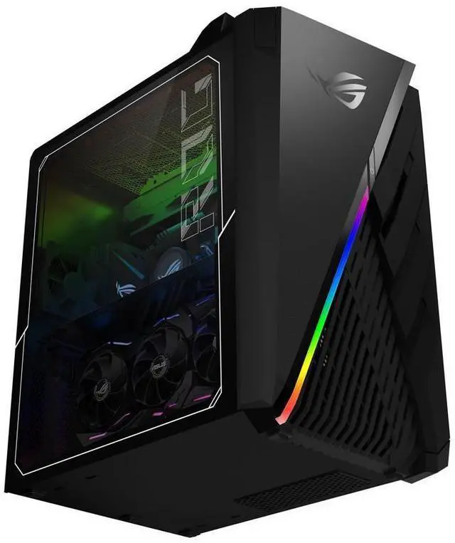 Alt view image 2 of 6 - ASUS ROG Strix GA35DX-XS99X Gaming Desktop AMD Ryzen 9 3950X 3.50 GHz up to 4.7 GHz 32GB 1TB SSD+2TB HDD NVIDIA GeForce RTX 2080 Ti Win10 Pro