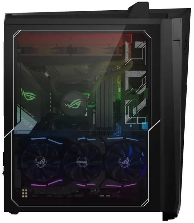 Alt view image 3 of 6 - ASUS ROG Strix GA35DX-XS99X Gaming Desktop AMD Ryzen 9 3950X 3.50 GHz up to 4.7 GHz 32GB 1TB SSD+2TB HDD NVIDIA GeForce RTX 2080 Ti Win10 Pro