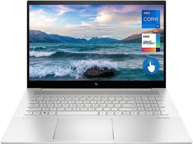 Alt view image 7 of 12 - HP Laptop ENVY Intel Core i7-1260P 16GB Memory 512 GB PCIe SSD Intel Iris Xe Graphics 17.3" Touch Screen Windows 11 Home 64-bit 17-cr0747nr