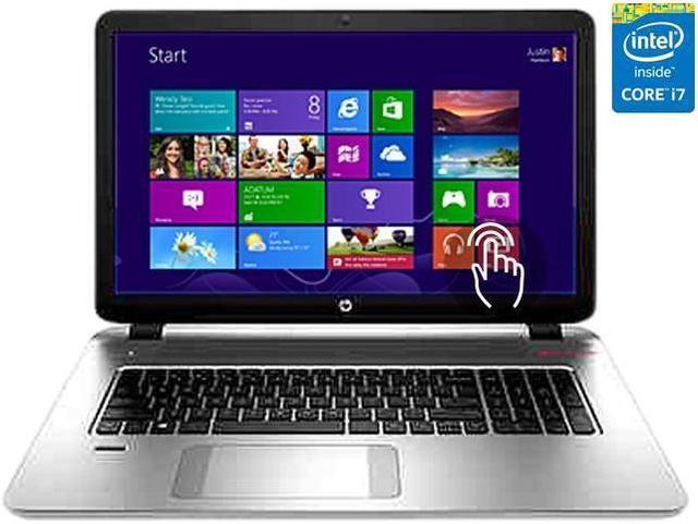 Alt view image 3 of 3 - HP ENVY  17t-k200 17.3" HD 1366x768 BV LED Laptop Intel Core i7-4720HQ 2.6 GHz up to 3.60 GHz 12SDRAM 1TB 5400 RPM Intel HD Graphics 4600 Windows 10 Silver
