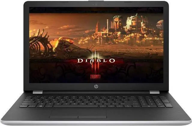 Main image of HP 17-by0062cl 17.3" HD 1600x900 BV LED Laptop Intel Core i5-8250U 1.6 GHz up to 3.4 GHz 8GB 1TB+16GB SSD Intel UHD Graphics 620 Windows 10 Home, 4BV57UA