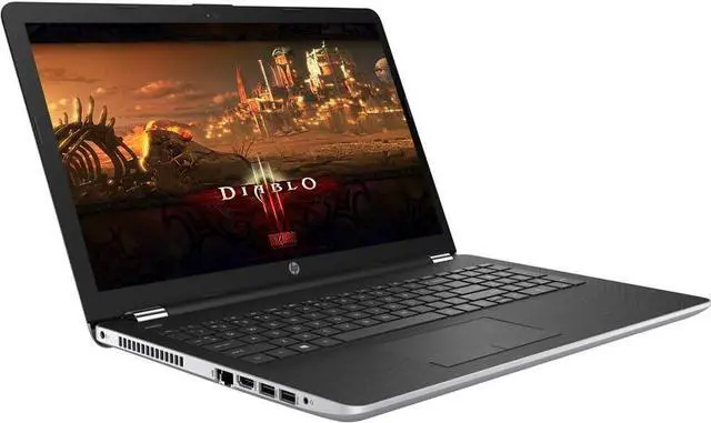 Alt view image 2 of 5 - HP 17-by0062cl 17.3" HD 1600x900 BV LED Laptop Intel Core i5-8250U 1.6 GHz up to 3.4 GHz 8GB 1TB+16GB SSD Intel UHD Graphics 620 Windows 10 Home, 4BV57UA