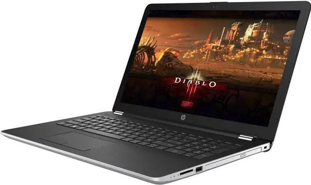 Alt view image 3 of 5 - HP 17-by0062cl 17.3" HD 1600x900 BV LED Laptop Intel Core i5-8250U 1.6 GHz up to 3.4 GHz 8GB 1TB+16GB SSD Intel UHD Graphics 620 Windows 10 Home, 4BV57UA