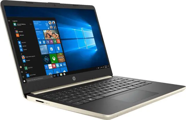 Alt view image 2 of 4 - HP 14-dq0011dx 14" HD Touchscreen Laptop Intel Core i3-8145U 2.1 GHz up to 3.9 GHz Intel UHD Graphics 620 4GB DDR4-2400 SDRAM  128GB M.2 SSD Windows 10 Home in S mode, 7FU46UA - B Grade