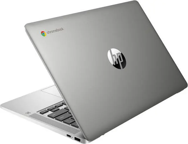 Alt view image 10 of 12 - HP Chromebook 14a-na0642cl 9RT87UA 14-Inch Laptop - 1366 x 768 - 4 GB RAM - Intel Celeron N4020  - 1.10 GHz - 32 GB eMMC - Chrome OS - Silver
