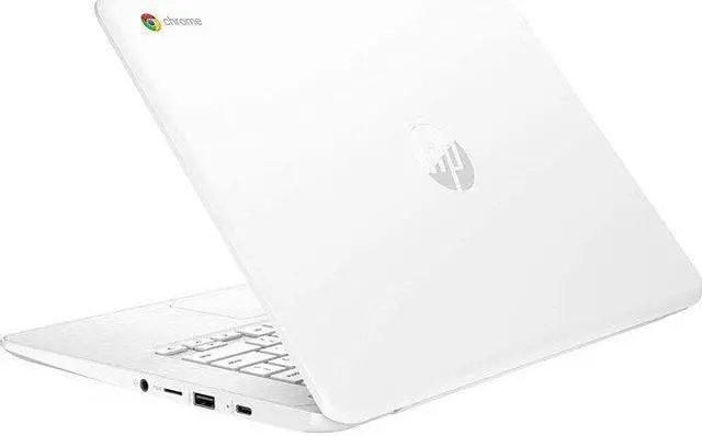 Alt view image 3 of 4 - HP Chromebook 14A-CA010NR 14" HD Laptop Intel Celeron N3350 1.1 GHz up to 2.4 GHz 4GB LPDDR4-2400 SDRAM 32GB eMMC Intel HD Graphics 500 Chrome OS, B Grade - 7ZV00UA