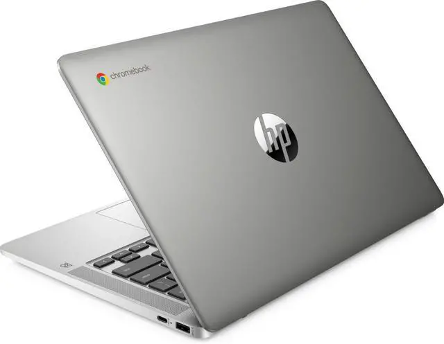 Alt view image 4 of 6 - HP Chromebook 14a-na0052tg 14" HD 1366x768 Laptop Intel Celeron N4020 1.1 GHz up to 2.8 GHz 4GB LPDDR4-2400 RAM 64GB eMMC Intel UHD Graphics 600 Chrome OS