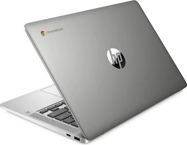 Alt view image 2 of 4 - HP Chromebook 14A-NA0010CA 14" HD WLED Laptop Intel Celeron N4000 1.1 GHz up to 2.6 GHz 4GB LPDDR4-2400 SDRAM 64GB eMMC Intel UHD Graphics 600 Chrome OS, B Grade - 9VU02UA