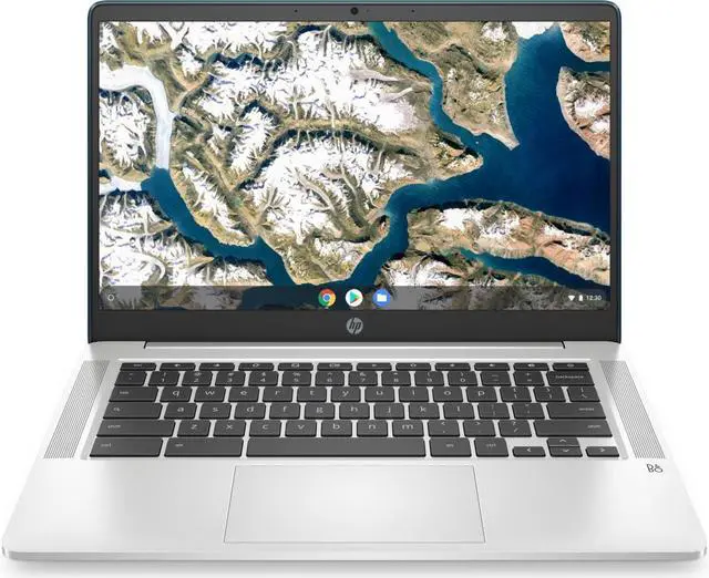 Main image of HP Chromebook 14A-NA0072TG 14" HD Touch Laptop Intel Pentium Silver N5030 1.1 GHz up to 3.1 GHz Intel UHD Graphics 605 4GB DDR4 RAM 64GB eMMC Chrome OS, B Grade - 428R7UA