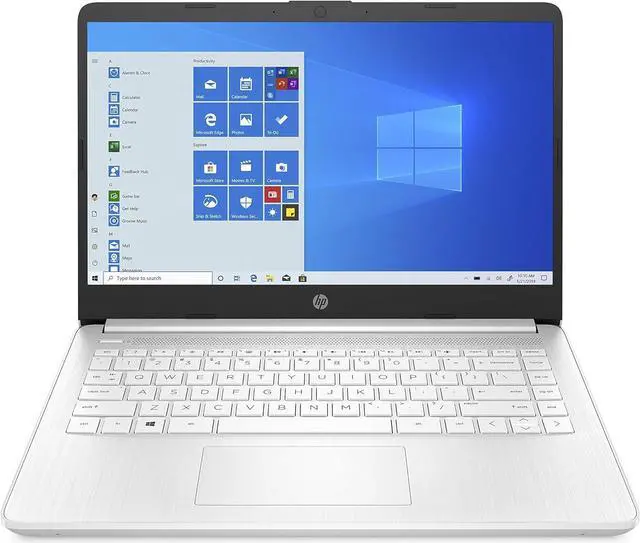 Main image of HP 14-DQ3020CA 14" HD 1366x768 Laptop Intel Celeron N4500 2.8 GHz 4GB DDR4-2933 RAM 64GB eMMC Intel UHD Graphics Windows 10 Home