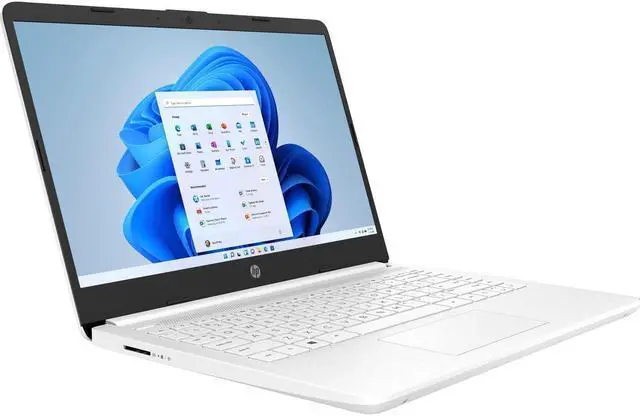 Alt view image 3 of 4 - HP 14-DQ0052DX 14" HD 1366x768 Laptop Intel Celeron N4120 up to 2.6 GHz 4GB DDR4-2400 RAM 64GB eMMC Intel UHD Graphics 600 Windows 11 Home