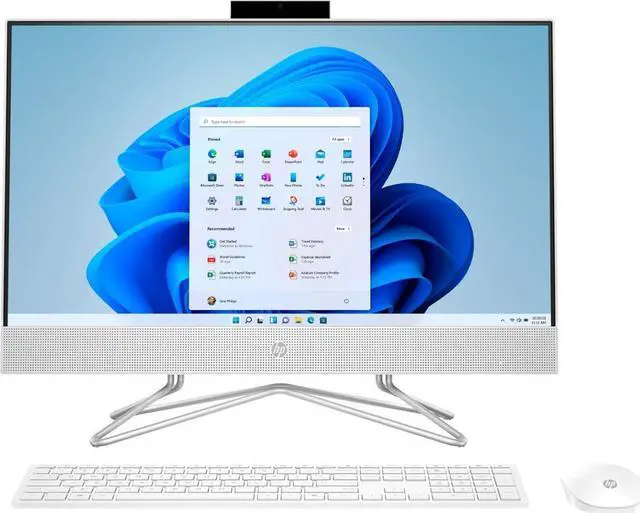 Main image of HP 24-DF1019 23.8" FHD LED All-In-One PC Intel Core i3-1115G4 3.0 GHz up to 4.1 GHz 8GB DDR4-3200 MHz RAM 256GB PCIe NVMe M.2 SSD Intel UHD Graphics Windows 10 Home - 1J7R3AA
