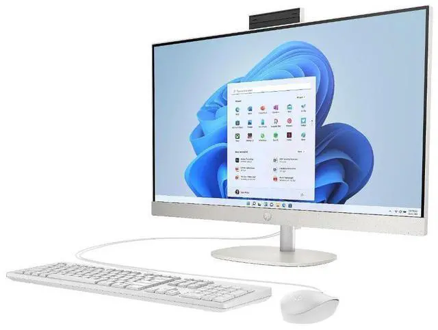 Alt view image 3 of 4 - HP 24-cr0046 23.8" FHD All-In-One Desktop AMD Athlon Gold 7220U, Dual-core 2.4GHz up to 3.7 GHz 4GB DDR4-3200 MHz RAM 256GB SSD AMD Radeon Graphics Windows 11 Home - 7L018AA