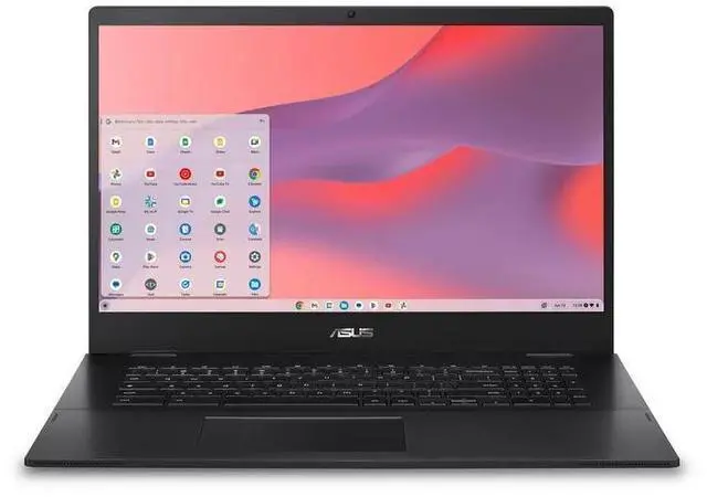 Main image of ASUS Chromebook CX1700CKA-WS48F 17.3" FHD Laptop Intel Celeron N4500, Dual-core 1.1 GHz up to 2.8 GHz 4GB LPDDR4X RAM 128GB eMMC Intel UHD Graphics Chrome OS