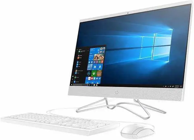 Alt view image 2 of 3 - HP 24-F1047C 23.8" Touchscreen FHD IPS All-in-One Desktop AMD Ryzen 3 3200U 2.6 GHz up to 3.5 GHz 8GB DDR4-2400 1TB SATA AMD Radeon R3 Graphics Windows 10 Home - 5QB26AA