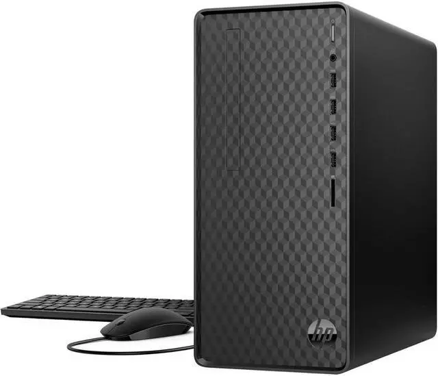 Alt view image 4 of 4 - HP M01-F2254 Desktop Intel Core i3-12100 3.30 GHz up to 4.3 GHz 8 GB DDR4-2933 256 GB PCIe NVMe M.2 Intel UHD Graphics 730 Bluetooth 4.2 combo Windows 11 Home - 318K8AA