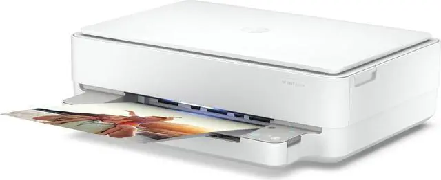 Alt view image 3 of 5 - HP ENVY 6052e All-in-One Wireless Color Inkjet Photo Printer, Print, copy, scan, USB, WiFi - 223N2A