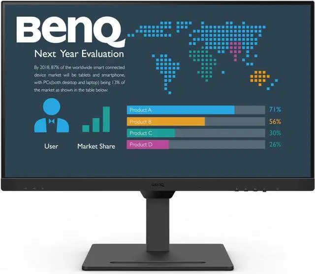 Main image of BENQ BL2790QT 27" 2K QHD Monitor, 75Hz, 5ms, 16:9 Adjustment Capabilities, HDMI & Display Port, Flicker-free