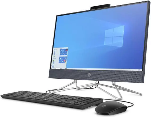 Alt view image 2 of 5 - HP 22-DF0013W 21.5" FHD IPS WLED All-In-One Desktop Intel Celeron G5900T 2.0 GHz up to 3.2 GHz Intel UHD 630 Graphics 4GB DDR4-2666 SDRAM 256GB PCIe NVMe M.2 SSD Windows 10 Home 64 - 13Z00AA