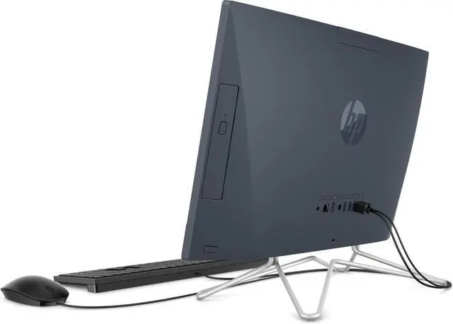 Alt view image 4 of 5 - HP 22-DF0013W 21.5" FHD IPS WLED All-In-One Desktop Intel Celeron G5900T 2.0 GHz up to 3.2 GHz Intel UHD 630 Graphics 4GB DDR4-2666 SDRAM 256GB PCIe NVMe M.2 SSD Windows 10 Home 64 - 13Z00AA